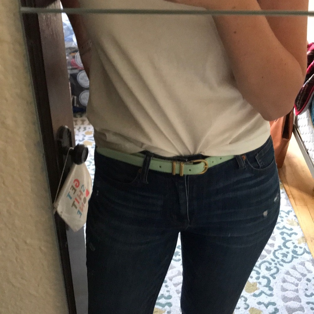 J Crew Patent Leather Belt